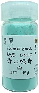 ナカガワ胡粉 日本画用絵具 鳳凰 岩絵具 新岩 青口緑青 白 411-白