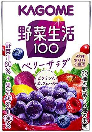 カゴメ 野菜生活100 ベリーサラダ 100ml×36本