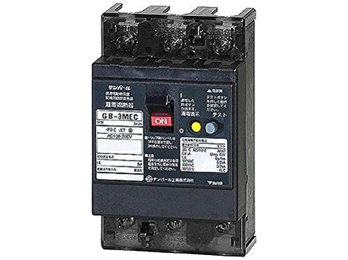 テンパール工業 Eシリーズ 経済タイプ 漏電遮断器 OC付 15A 3.7kW