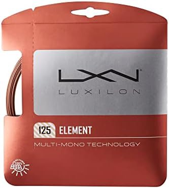 LUXILON(ルキシロン) テニス ストリング ガット ELEMENT [125/128/130/BLACK] [単張り/200mリール]