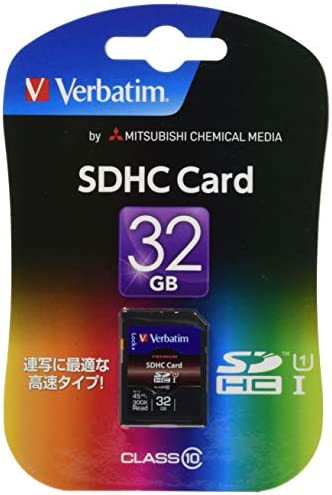 Verbatim バーベイタム SDHCメモリカード 32GB UHS-1 U1 Class10 最大読込45MB/秒 SDHC32GJVB2