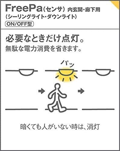 パナソニック LEDシーリングライト 人感センサー付 20形 電球色