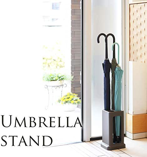 小原産業 UmBlella stand(傘立て) 正方形4本入る ブラウン UB-245 UB-245