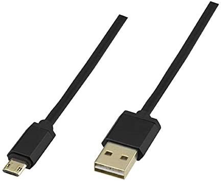 グリーンハウス リバーシブルmicroUSB充電・データ転送ケーブル アルミコネクタ 0.5m ブラック GH-UCSMBWA50-BK