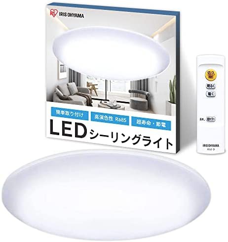 アイリスオーヤマ シーリングライト LED ~6畳 照明器具 天井 調光