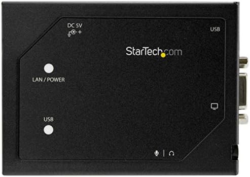 StarTech.com IP対応 VGA延長器 VGA-Over-IPエクステンダ 2ポート