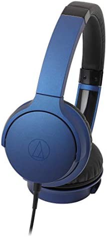 audio-technica SoundReality ポータブルオンイヤーヘッドホン ディープブルー ATH-AR3 BL