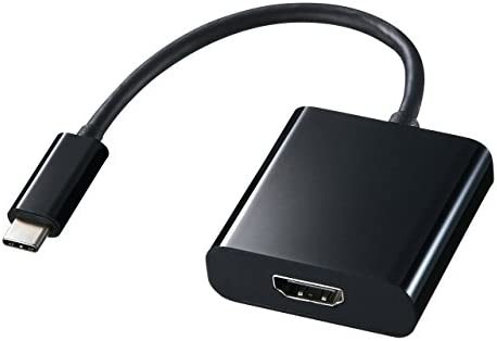 サンワサプライ USB Type-C-HDMI変換アダプタ(USB Type-C オス-HDMIメス) 4K/30Hz対応 AD-ALCHD01 黒