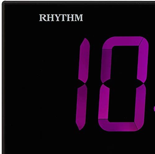 リズム(RHYTHM) 掛け時計 電波 デジタル Iroria G カラー
