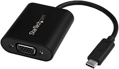 StarTech.com USB-C - VGA変換アダプタ/プレゼンテーション・モード切替スイッチ/2048x1280(1920x1200にも対応)/USB Type-C オス・VGA メ