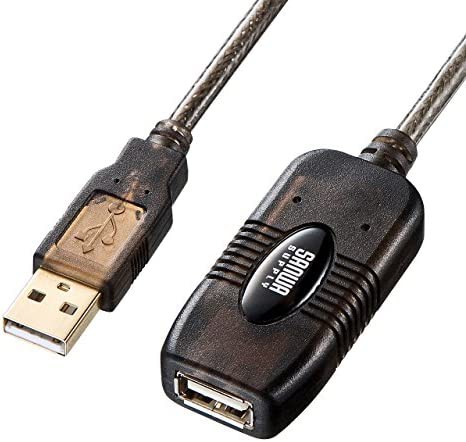 【送料無料】サンワサプライ 20m延長USB2.0アクティブリピーターケーブル Aオス-Aメス KB-USB-R220