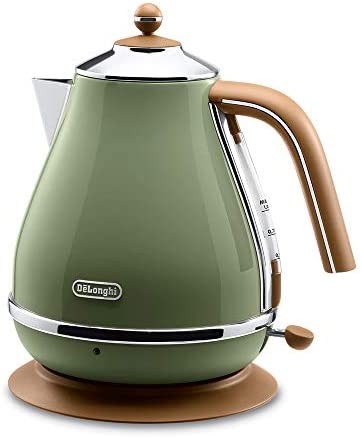 デロンギ(DeLonghi) 電気ケトル アイコナ・ヴィンテージ コレクション オリーブグリーン 1.0L KBOV1200J-GR