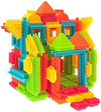 【送料無料】PicassoTiles () PTB120 120ピース ブラシ形状 3D 建築ブロック タイル 建築 おもちゃセット 学習 プレイセット STEM 玩具セ