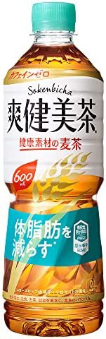 コカ・コーラ 爽健美茶 健康素材の麦茶 600mlPET×24本 [機能性表示食品]