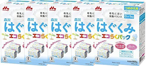 森永乳業 森永ドライミルク はぐくみ エコらくパック つめかえ用 800g