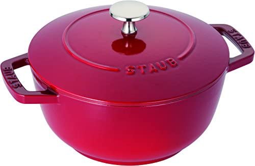 staub ストウブ 「 ワナベ チェリー M 18cm 」 両手 鋳物 ホーロー 鍋