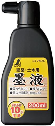 シンワ測定(Shinwa Sokutei) 墨液 200ml 6本入 50165