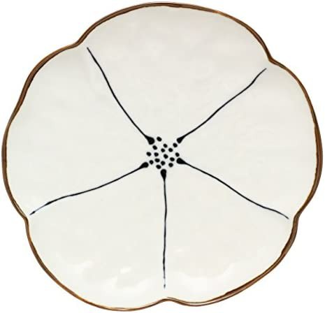 協立陶器 皿 白 18.8cm 波佐見焼 由紀窯 花想い 和皿 呉 12107