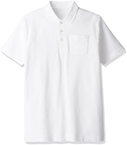 (キャッチ) Catch 綿100% 男児用 半袖ポロシャツ R445022 ホワイト