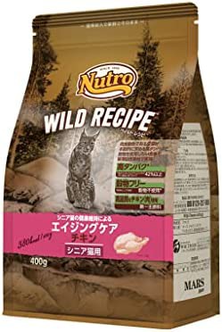 ニュートロ キャット ワイルド レシピ エイジングケア チキン シニア猫用 400g キャットフード