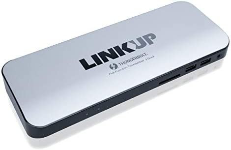 LINKUP [認証済み] Thunderbolt Dock HDMI2.0 4K 135W (PD 60W) SD UHS