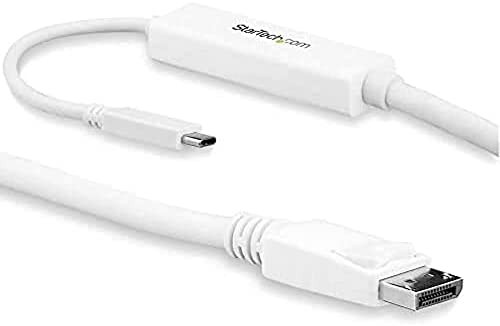 【送料無料】StarTech.com USB-C - DisplayPort 1.2変換ケーブル／3m／4K60Hz／HBR2対応／USBタイプC - DP Altモード／ディスプレイアダ
