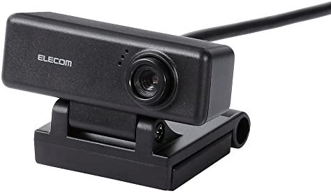 【送料無料】エレコム WEBカメラ UCAM-C310FBBK HD 720p 30FPS 100万画素 マイク内蔵 高精細ガラスレンズ ケーブル長1.5m ブラック
