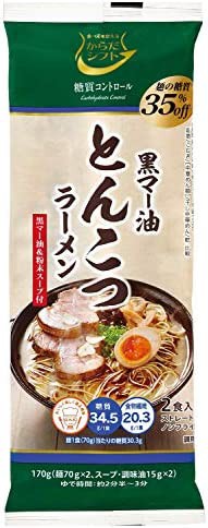 五木食品 からだシフト 糖質コントロール とんこつラーメン 170g×10袋