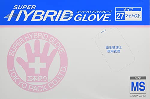 東京パック S-HYBRIDグローブマイジャストMS 半透明 HMJ-MS