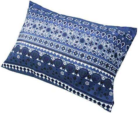 東京西川 SEVENDAYS 枕カバー ブルー 63X43cmのサイズの枕に対応 北欧 ...