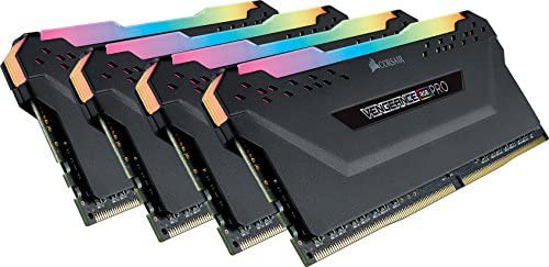 CORSAIR DDR4-3600MHz デスクトップPC用 メモリモジュール VENGEANCE RGB PRO シリーズ ブラック 32GB [8GB×4枚] CMW32GX4M4C3600C18