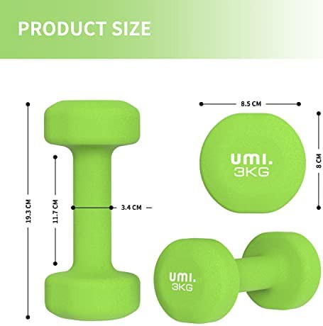 ブランド] Umi(ウミ)- ダンベル 2個セット 1kg/2kg/3kg/4kg/5kg/8kg/10kg 筋トレ ダンベル ?? ウエイト カラー ダンベル  鉄アレイ dumbの通販はau PAY マーケット - CELFEE | au PAY マーケット－通販サイト