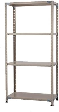 プラス KR 軽量スチールラック (天地4段) 奥行462mm 高さ1500mm 幅887mm 601674の通販は