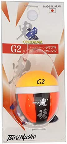 TEAM 釣武者 ウキ 鬼魂 G2 ヤマブキ/オレンジ.