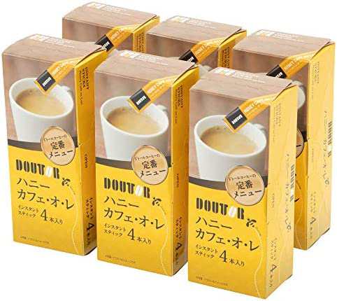 【送料無料】ドトールコーヒー スティックハニーカフェオレ 4P×6箱