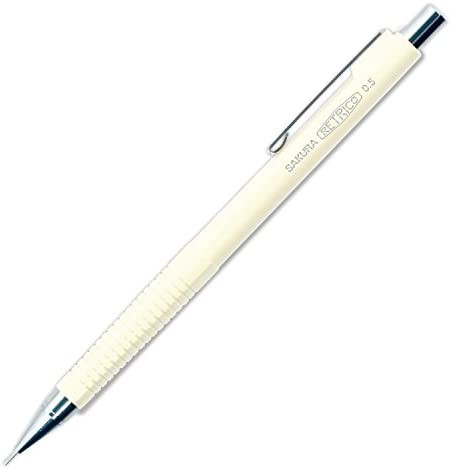 サクラクレパス シャープペン レトリコ 0.5mm ホワイト 10本 NS205R#50(10)
