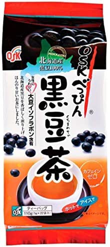 【送料無料】OSK(オーエスケー) 北海道産べっぴん黒豆茶ティーパック110g(5g×22袋)×3個
