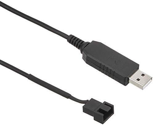 アイネックス ファン用 USB電源 変換ケーブル 12V 昇圧タイプ [ 1m ] CA-USB12V