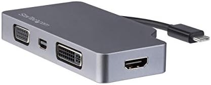 StarTech.com USB Type-C マルチ変換ビデオアダプタ/HDMI 2.0 Mini DisplayPort 1.2 VGA DVI/4K60Hz(mDP HDMI)/1080p(VGA DVI)/USB タイ