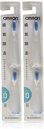 【送料無料】オムロン 音波式電動歯ブラシ用替ブラシ トリプルクリアブラシ SB-070 2本入2個セット
