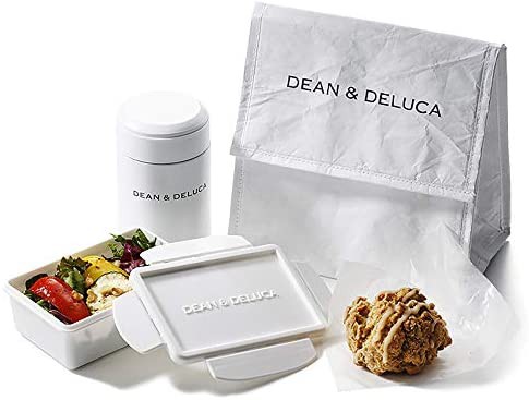 DEAN&DELUCA ランチバッグ ホワイト 折りたたみ コンパクト 保冷バッグ