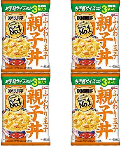 江崎グリコ DONBURI亭 3食パック親子丼 180g×3袋入り×4個