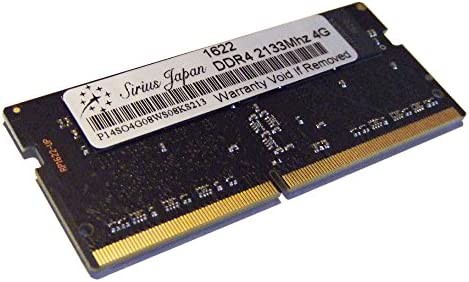 【】シリウス メモリー 4GB ノートパソコン向け PC4-17000 DDR4 2133Mhz DS4-4G2133N