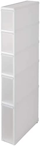 ライクイット(like-it)キッチン収納すき間収納引出し スーパースリム 5段幅14×奥行46.5×高120cmホワイト日本製FTS-113の通販は