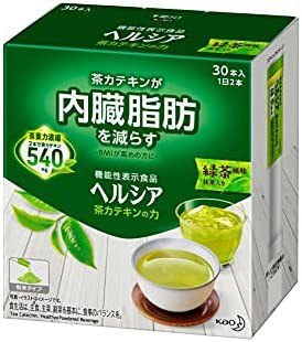 [機能性表示食品] ヘルシア 茶カテキンの力 緑茶風味 スティック 【15日分(1日2本)】 (内臓脂肪が気になる方に) 30本