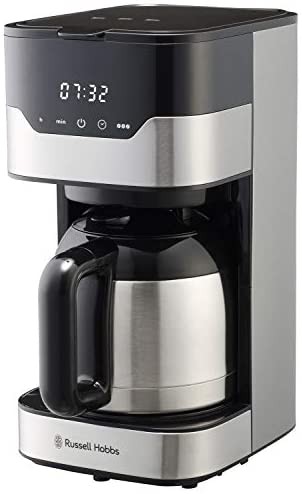 【送料無料】ラッセルホブス コーヒーメーカー グランドリップ 8杯 ペーパーフィルター不要 タイマー 7653JP