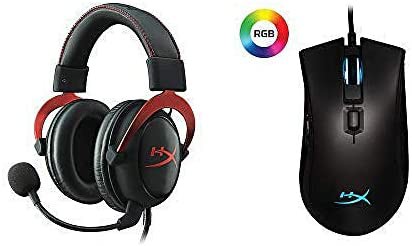 キングストン HyperX ゲーミングヘッドセット Cloud II KHX-HSCP-RD ＋ HyperX ゲーミングマウス Pulsefire FPS Pro RGB HX-MC003B セッ