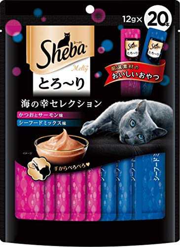 シーバ (Sheba) 猫用おやつ とろ~り メルティ 海の幸セレクション