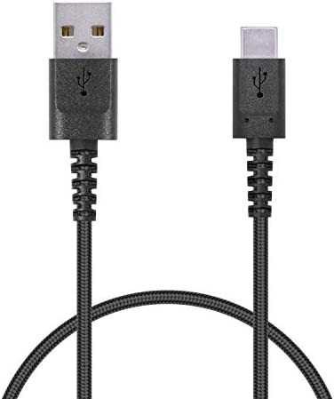 エレコム USB TYPE C ケーブル (USB A-USB C) 断線に強い高耐久モデル USB2.0 正規認証品 0.3ｍ ブラック MPA-ACS03NBK