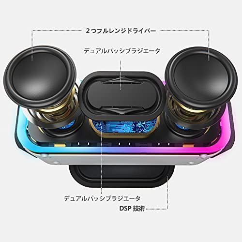 DOSS SoundBox Pro Bluetoothワイヤレススピーカー 【24W 重低音